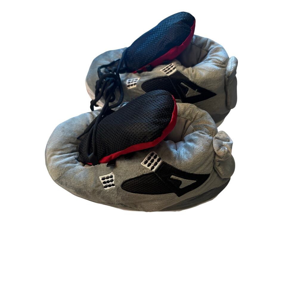 Sneaker Slippers Grey Basketball Shoes Fits Size 6-13 New with Bag